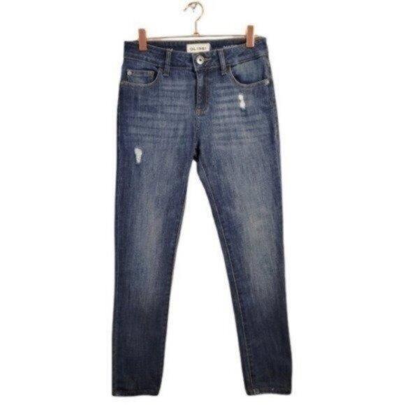 DL1961 | Margaux Insta Sculp Skinny Jeans Breeze Medium Wash - Picture 1 of 9